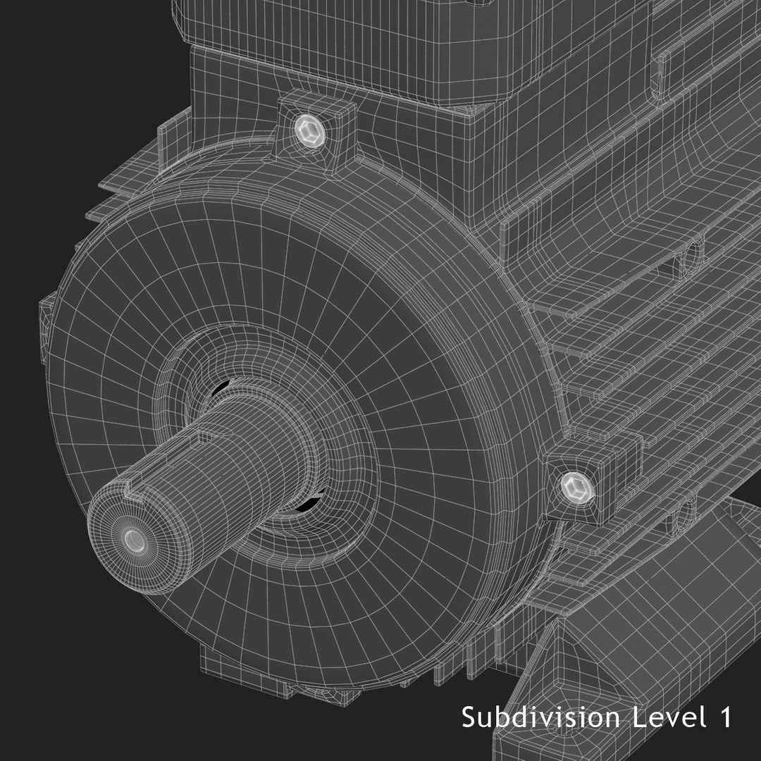 3d Model Electric Motor