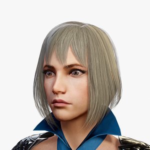 3D fantasy girl model