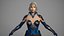 3D fantasy girl model