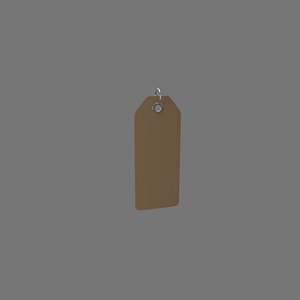 3D Price Tags brown