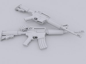 3d m4a1 m4 model