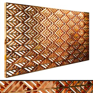 Decorative partition set 96 3D