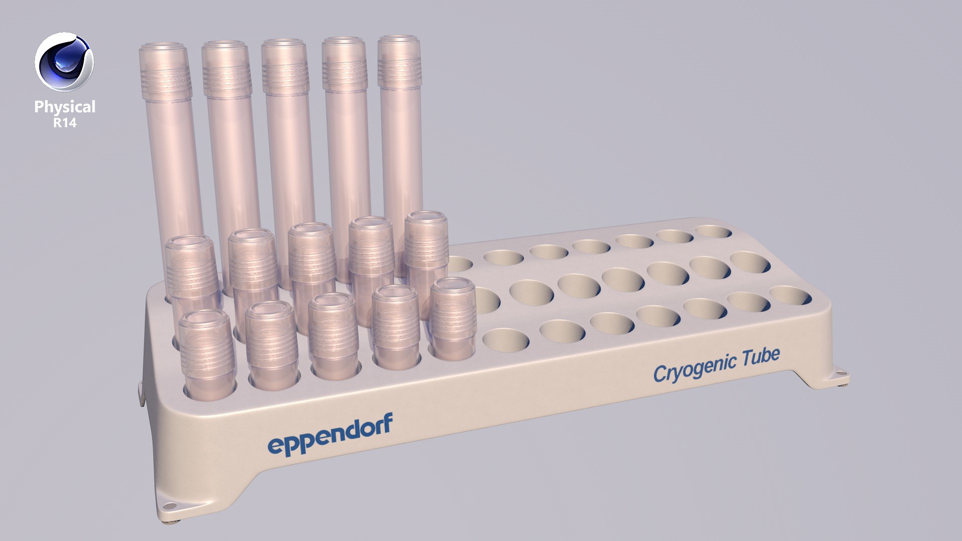 3D Eppendorf Tube Rack Cryogenic Model - TurboSquid 1458013