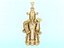 Caishen Pendant - God of Wealth Necklace  - Amulet Feng Shui Jewelry - N935