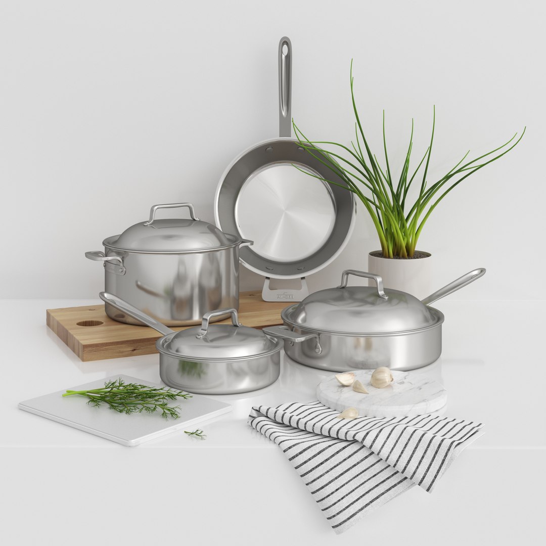 set all-clad cookware 3D model https://p.turbosquid.com/ts-thumb/Q1/JrZYOk/sZw4EWml/cookware_set_04/jpg/1580759505/1920x1080/fit_q87/9d80cea0b2a1e919e1fe51eefbbbcceb7dffcae4/cookware_set_04.jpg