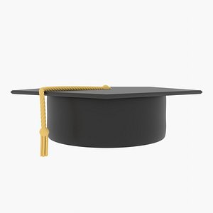 Graduation Hat 3D model