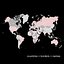World Map 3D with borders and names