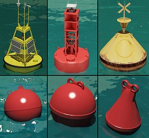 3ds max buoys modelled