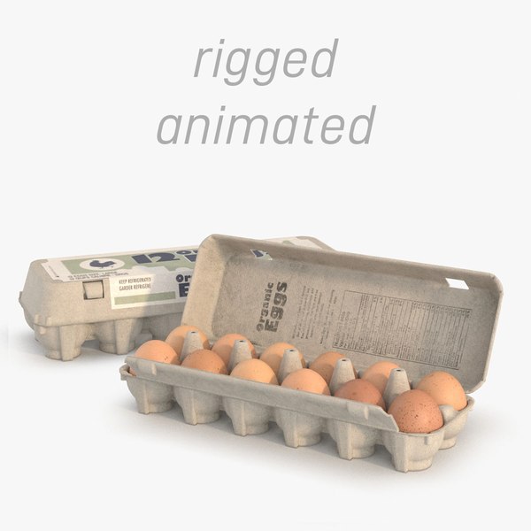 Egg Carton 3D Models for Download TurboSquid