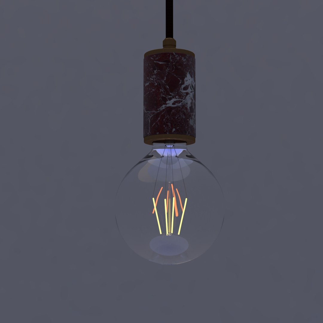 Pendant Lamp Marmor Glans 3D Model - TurboSquid 1172707