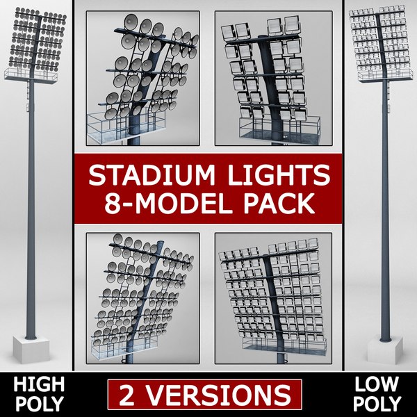 Stadium Lighting 3D Models for Download TurboSquid