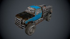 obj post apocalypse truck
