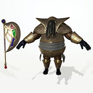 Custodian Low-poly 3D model