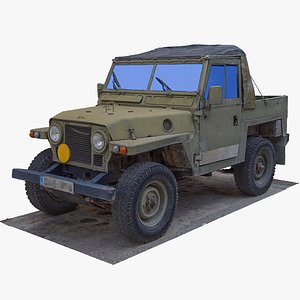Military Vehicle RAW 3D scan 3D