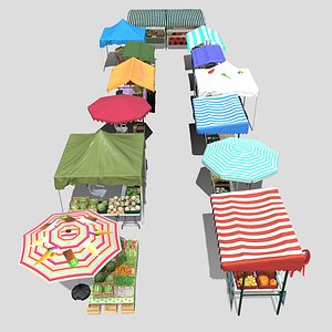 green market stalls
