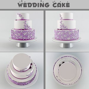 3d model wedding cake