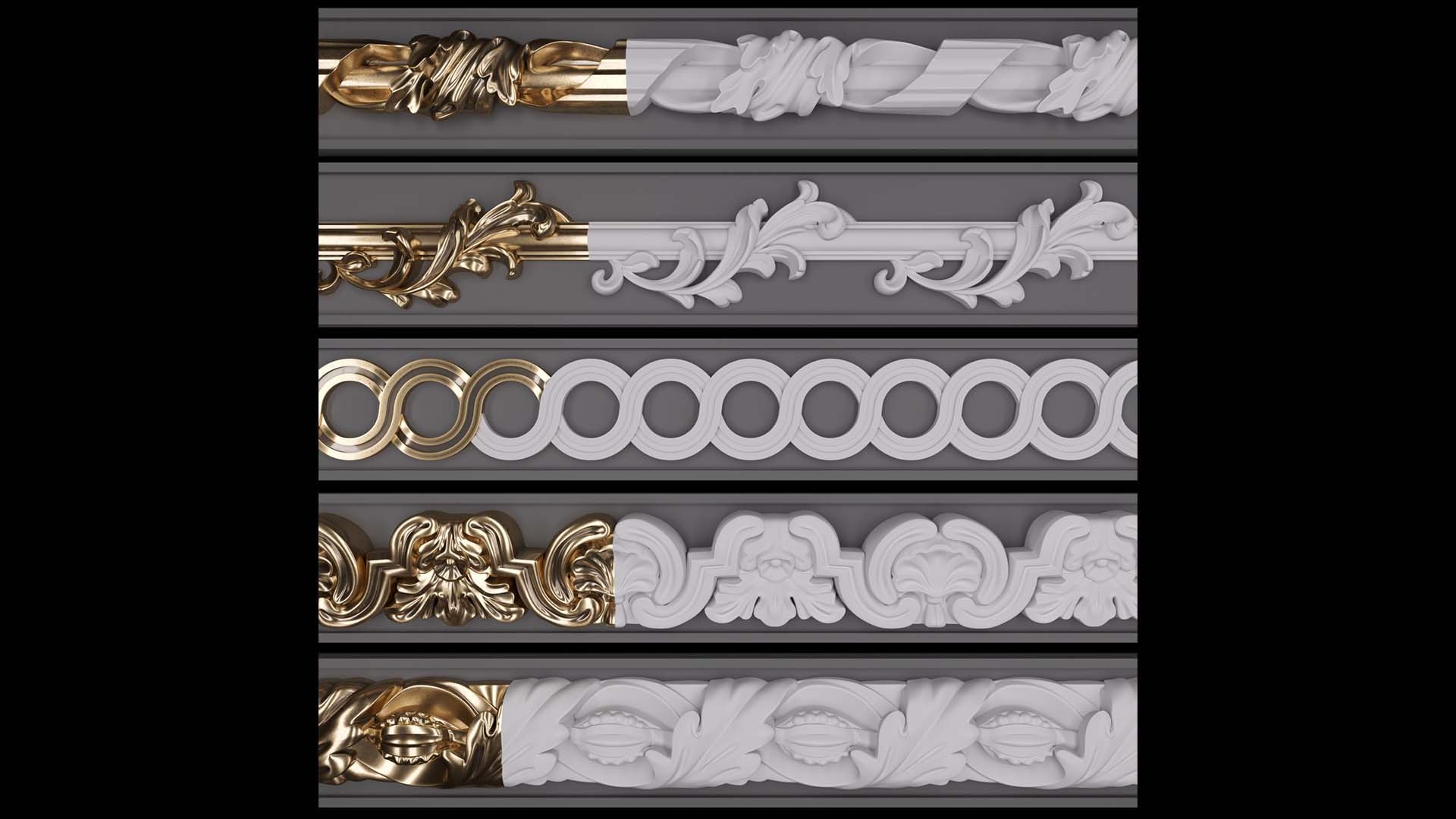 Trim Ornament 32 3D Model - TurboSquid 1908504