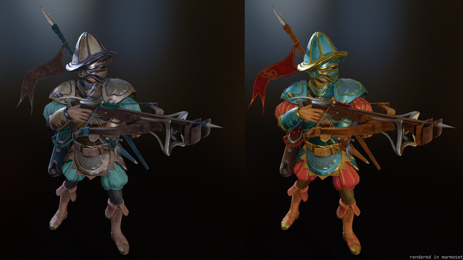 Crossbowman 3D Model - TurboSquid 2395032