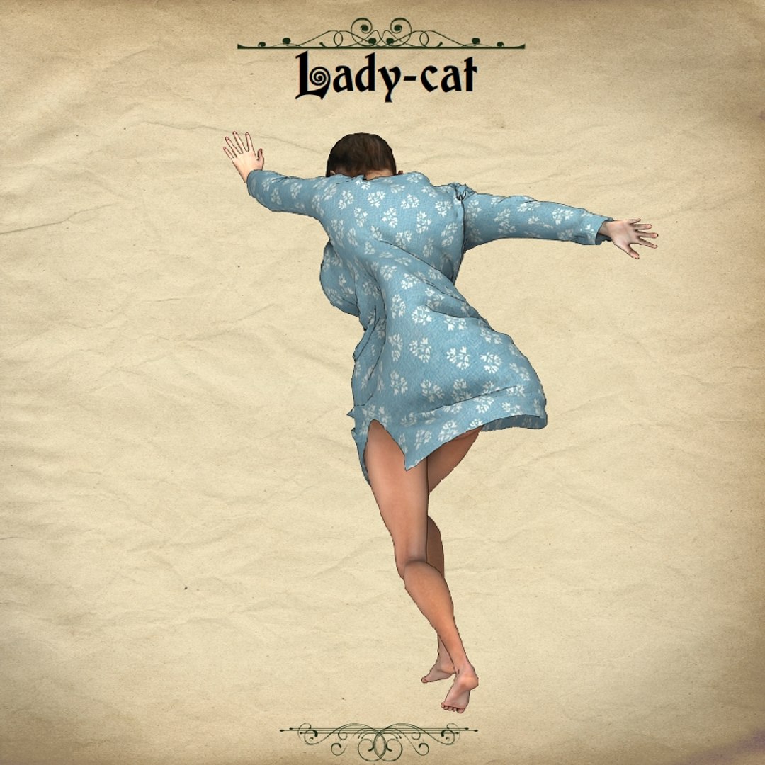 character lady-cat pz3