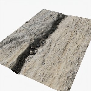 Photorealistic Scanned Soil Road