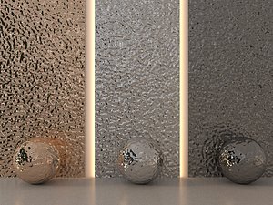 3D Stainless steel sheet vray materials