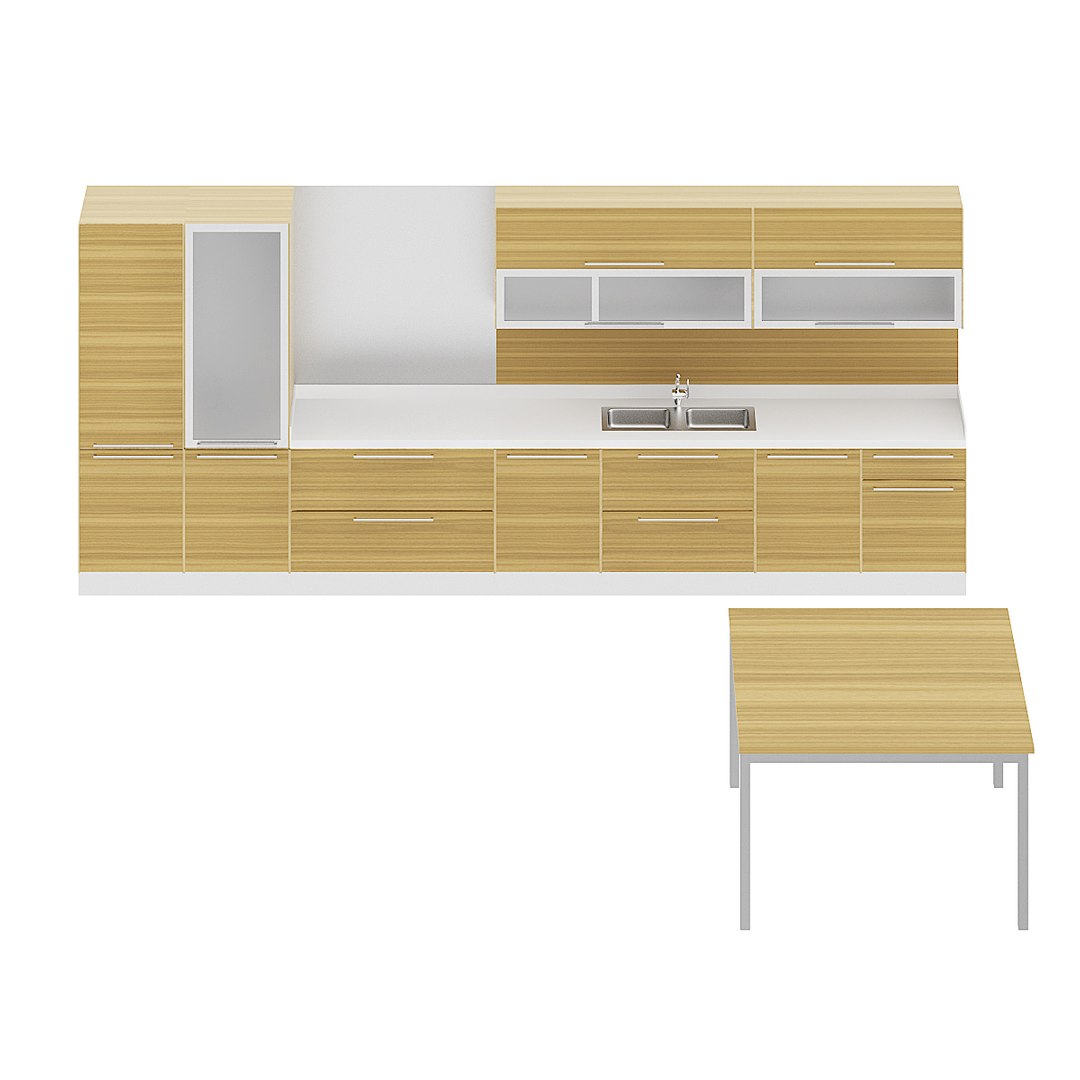 3D kitchen furniture set TurboSquid 1205283