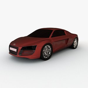 3D AUDI R8 2021 model