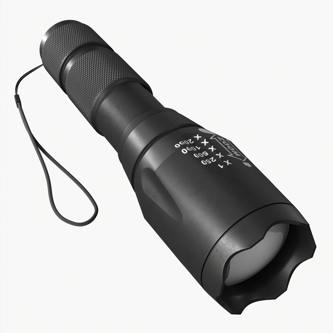 3D Flashlight Model - TurboSquid 2139112