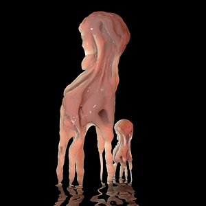 3D critter marshlands model