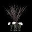 White prunus and peonies