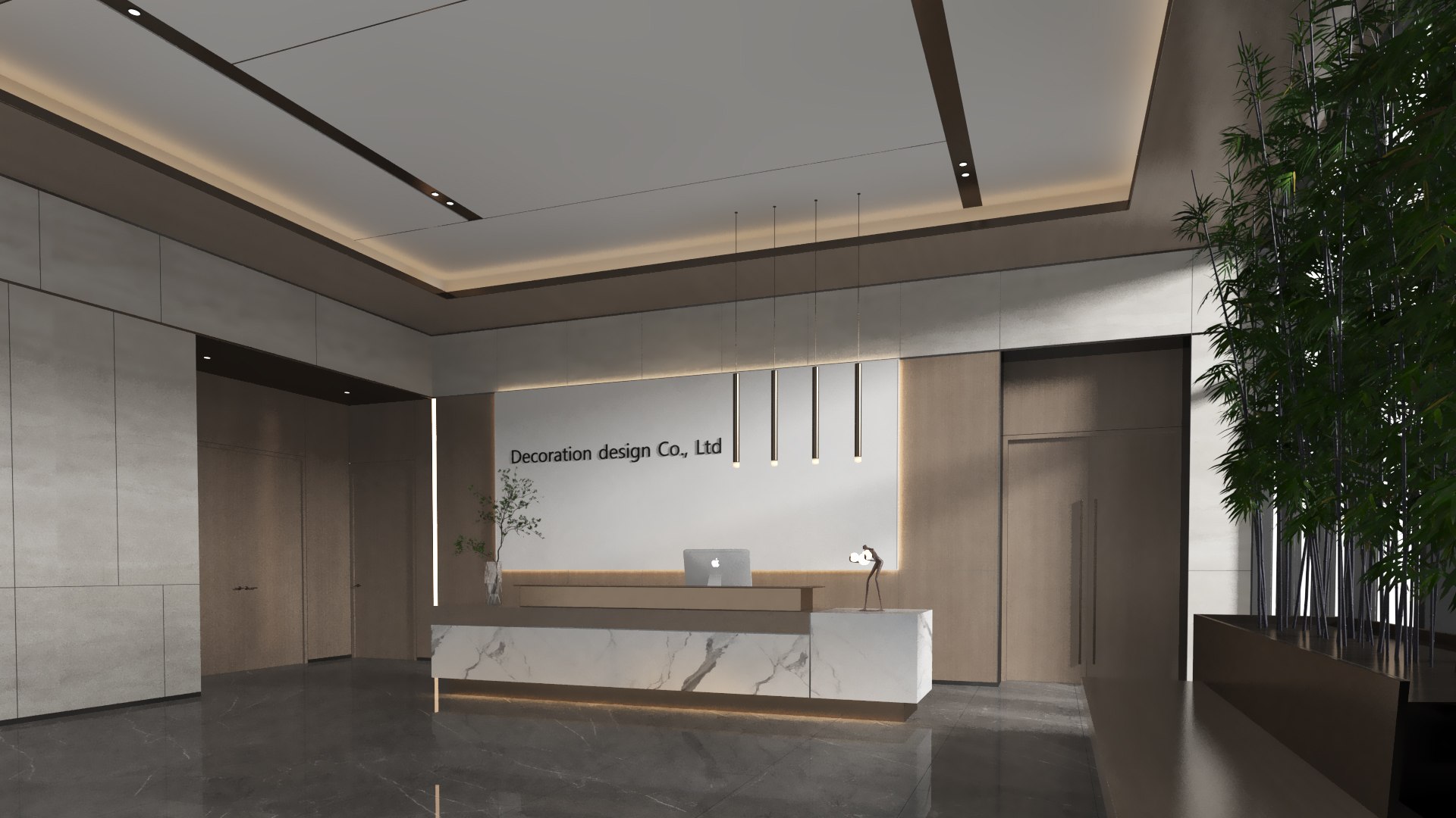 3D Model The Reception Desk - TurboSquid 2179504