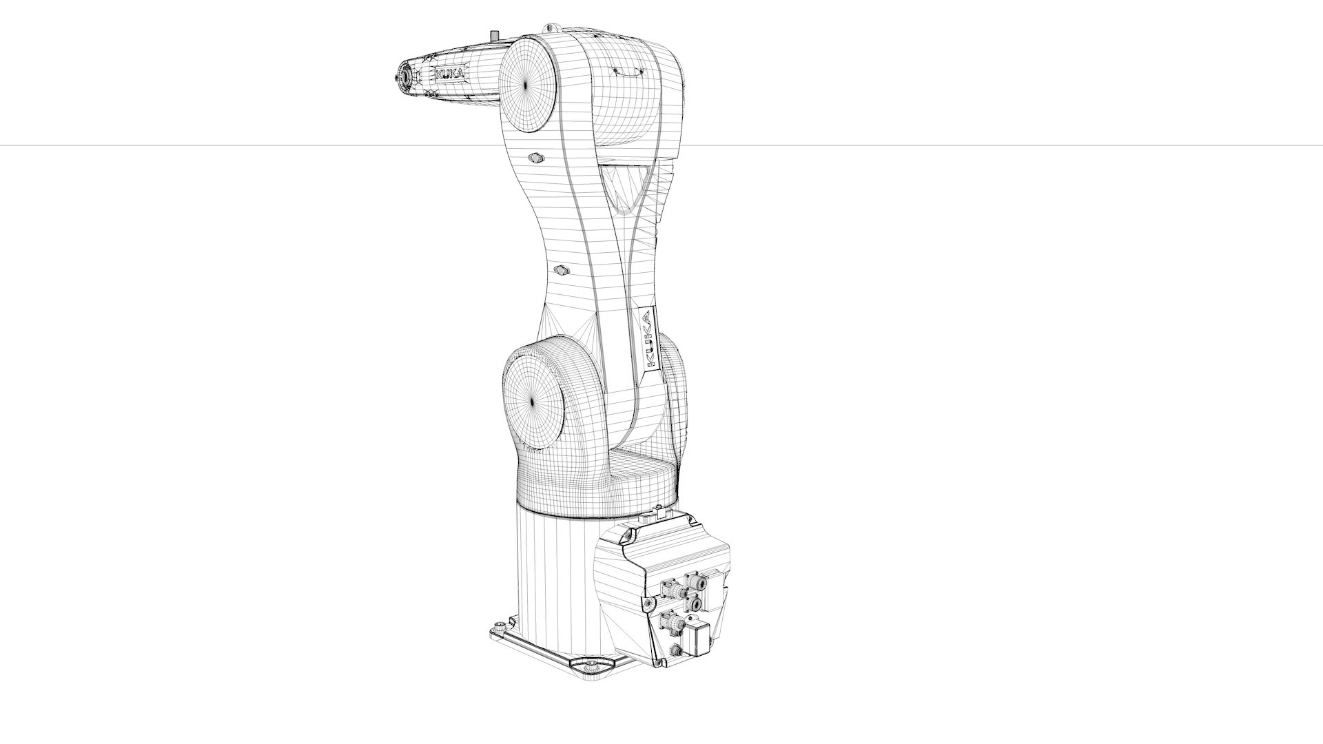Robotic Arm Kuka Agilus 3D https://p.turbosquid.com/ts-thumb/Q2/3N9PIJ/Bt/kuka_kr_6_wf0002/jpg/1620849766/1920x1080/fit_q87/4edc6b808278852634220fef54add7a05992abf8/kuka_kr_6_wf0002.jpg