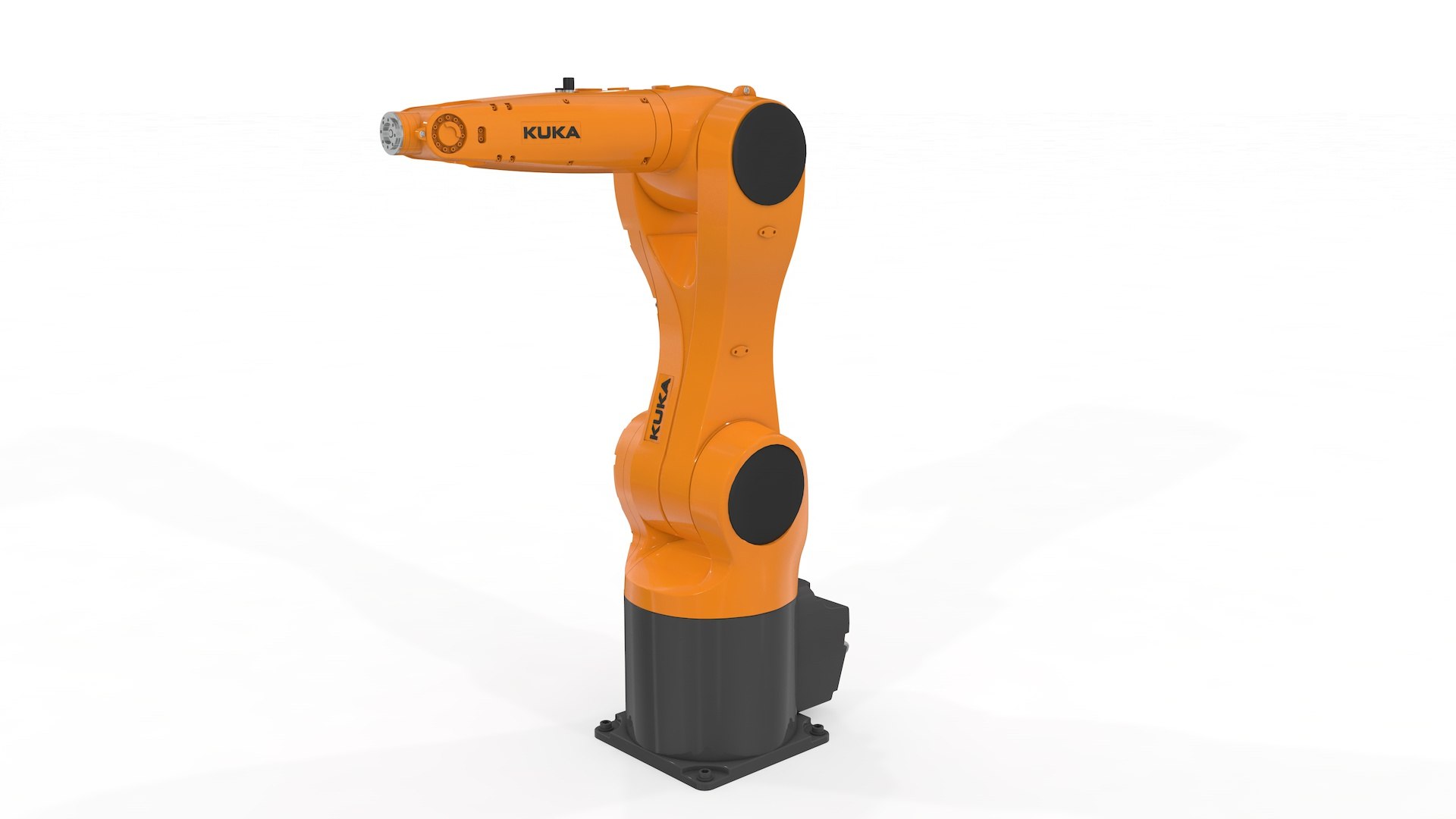 Robotic Arm Kuka Agilus 3D https://p.turbosquid.com/ts-thumb/Q2/3N9PIJ/Xs/kuka_kr_6_0001/jpg/1620849742/1920x1080/fit_q87/87bbb72c0a344cf78a3d8d1eeeb540fc0b4b0824/kuka_kr_6_0001.jpg
