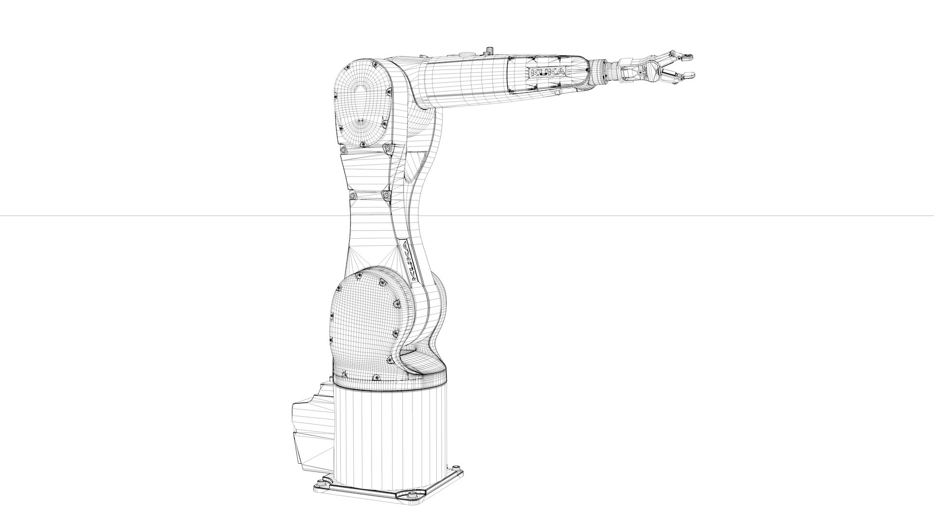 Robotic Arm Kuka Agilus 3D https://p.turbosquid.com/ts-thumb/Q2/3N9PIJ/ei/kuka_kr_6_wf/jpg/1620849773/1920x1080/fit_q87/aac581f03085e6e6286ffd0359e57e5b903aa030/kuka_kr_6_wf.jpg