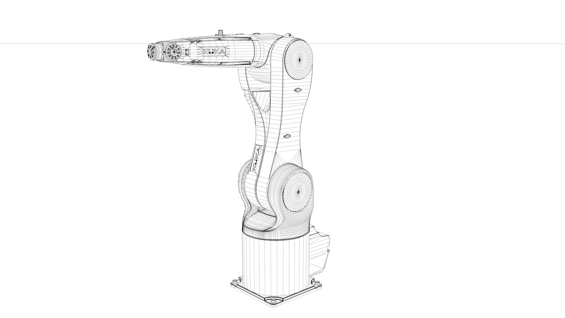 Robotic Arm Kuka Agilus 3D https://p.turbosquid.com/ts-thumb/Q2/3N9PIJ/k7/kuka_kr_6_wf0001/jpg/1620849765/1920x1080/fit_q87/71e34d3b873d7d49d51f4c0119fc851e28e79240/kuka_kr_6_wf0001.jpg