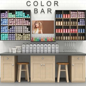 Beauty salon cosmetics