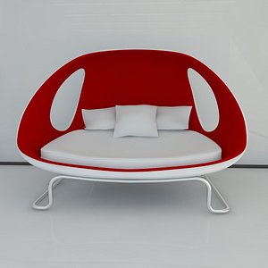 sofa gefeva modern 2011 3d max
