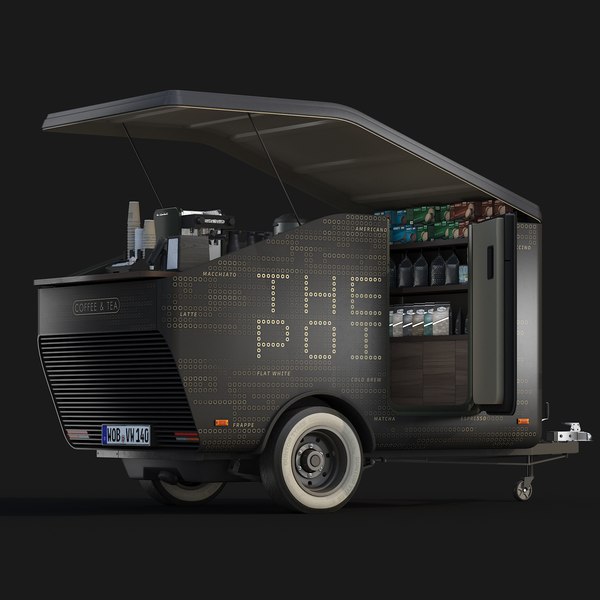 modelo 3d Remolque cafetería - TurboSquid 1829497