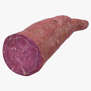 3D model Half Sweet Potato 02