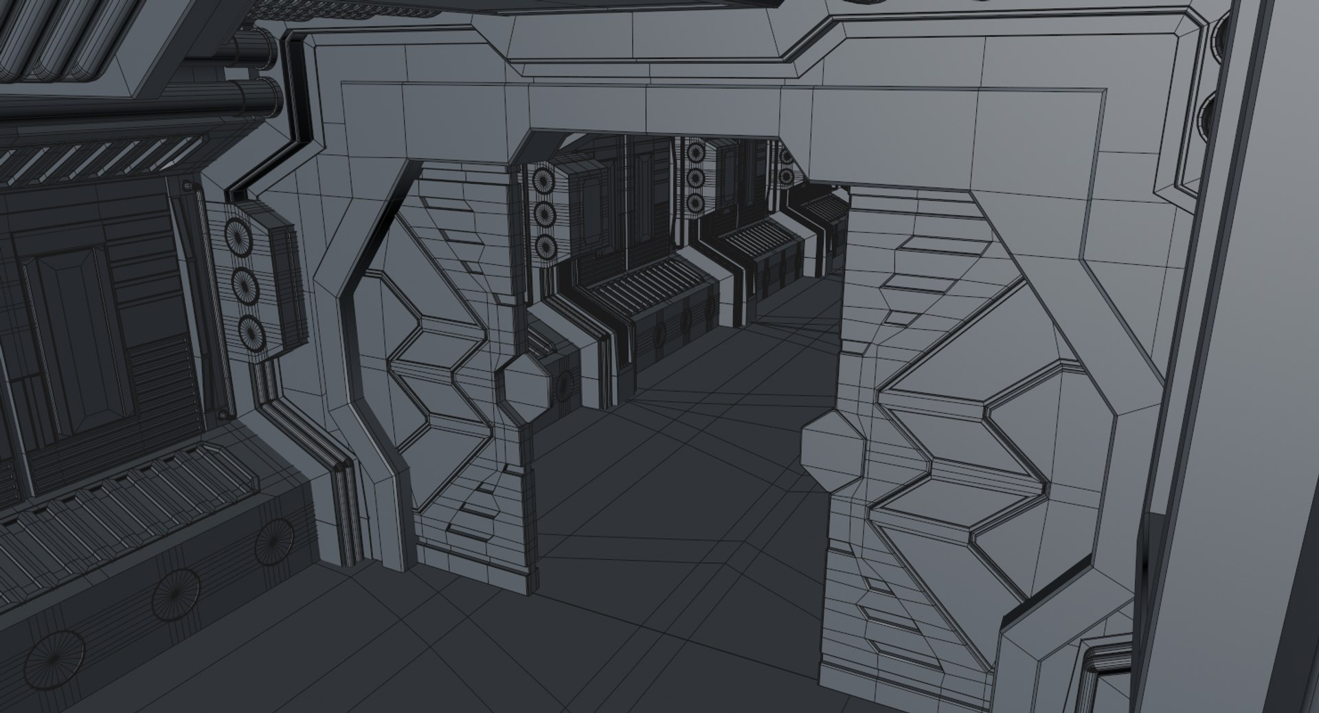 3D Sci Fi Interior Model - TurboSquid 1420603