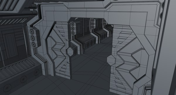 3D sci fi interior model - TurboSquid 1420603