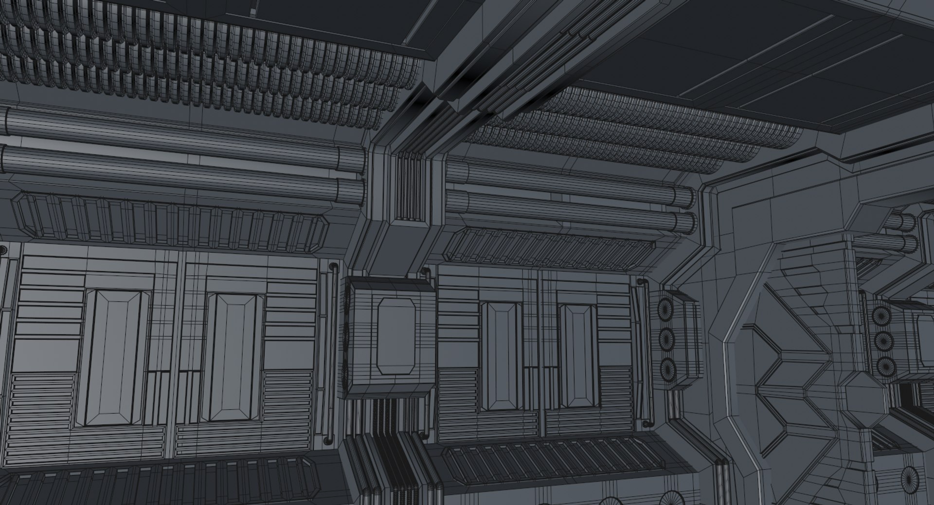3D Sci Fi Interior Model - TurboSquid 1420603