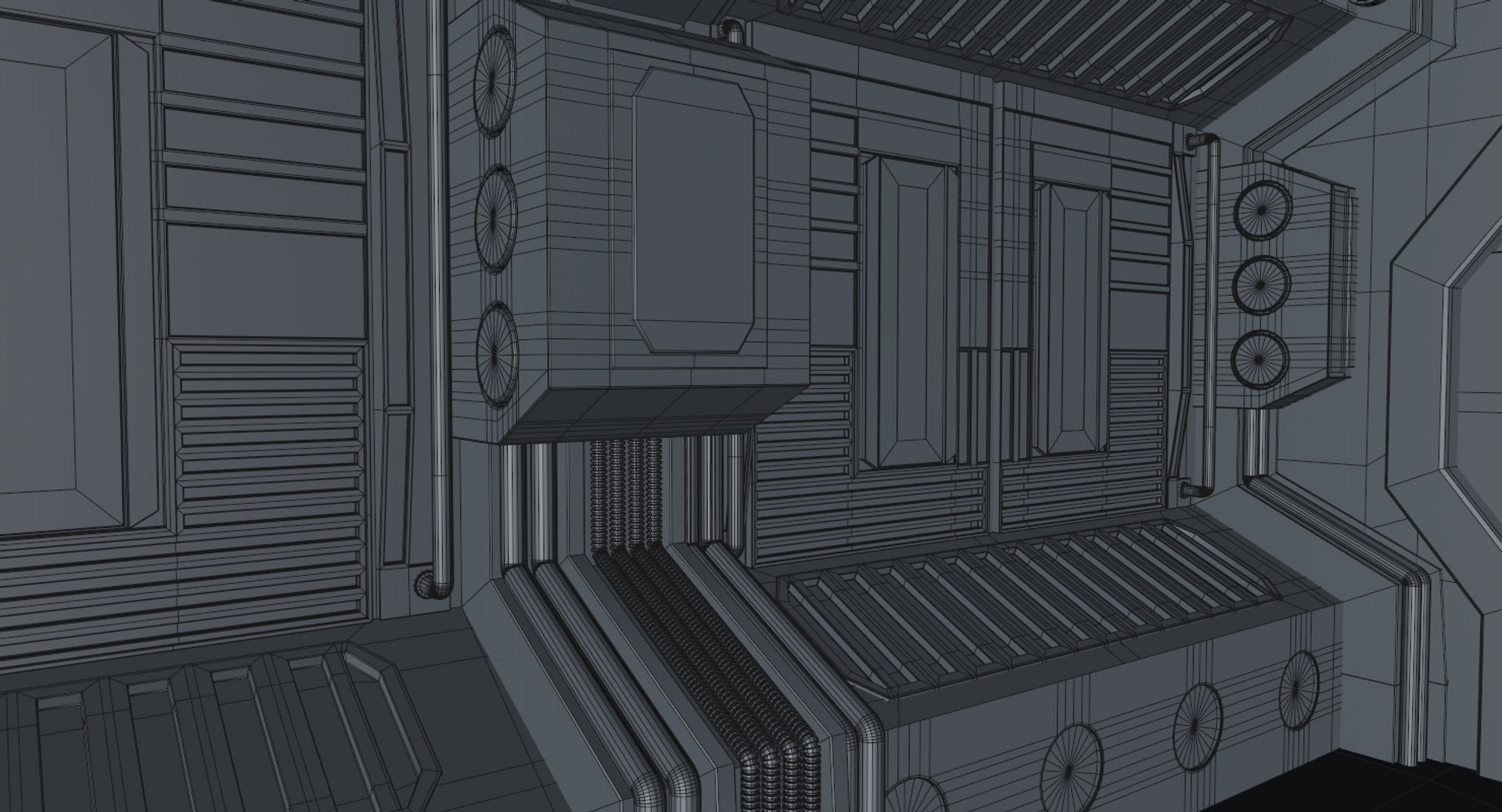 3D Sci Fi Interior Model - TurboSquid 1420603