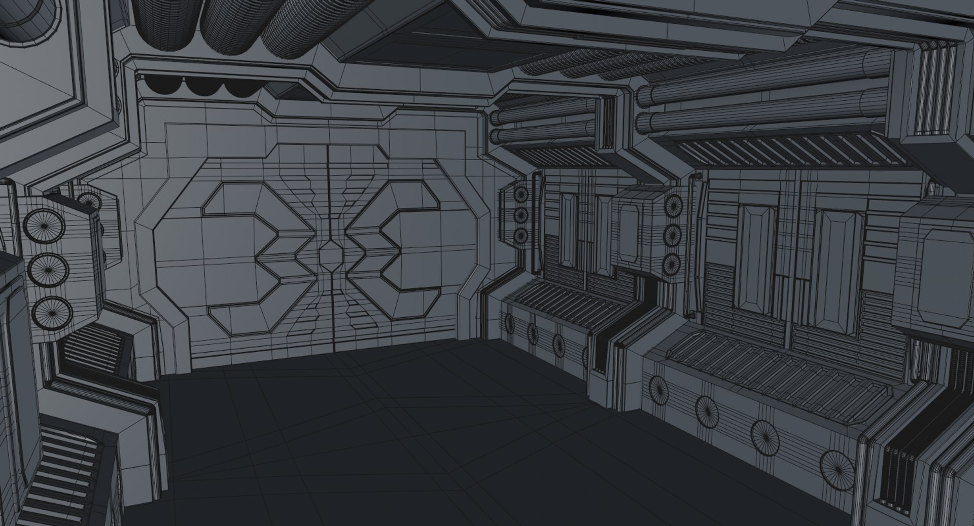 3D Sci Fi Interior Model - TurboSquid 1420603