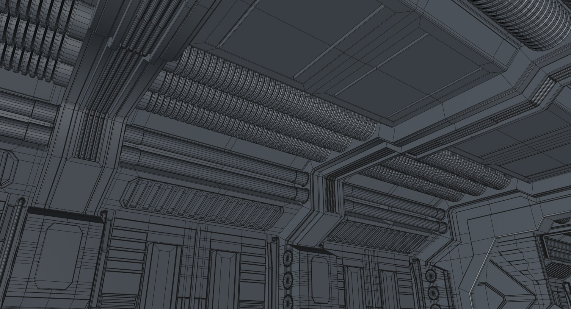 3D Sci Fi Interior Model - TurboSquid 1420603