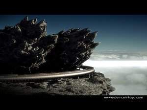 3d realistic highway