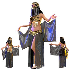 Arab Woman Belly Dancer 3D Model 3D model