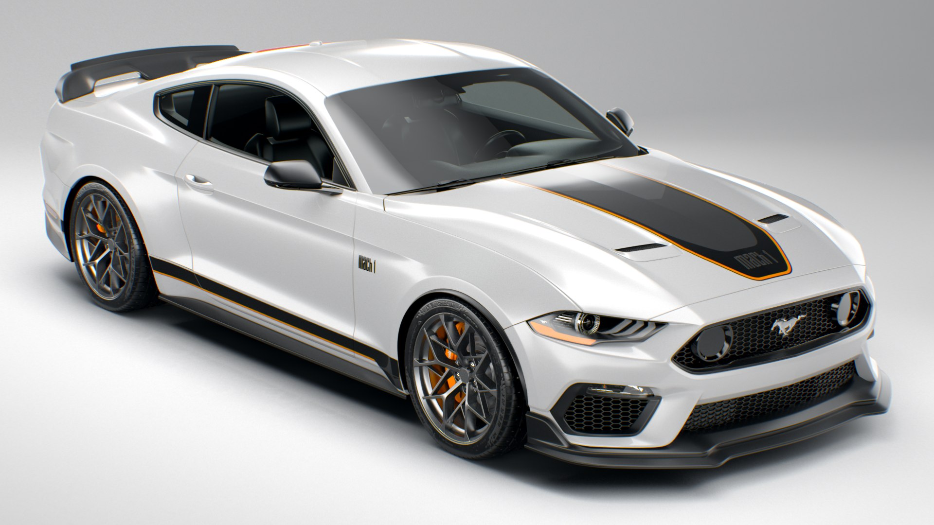 3D Model Mustang Mach 1 2021 TurboSquid 1647299