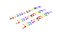 Music Notes Jewelries Set 3D model