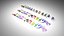 Music Notes Jewelries Set 3D model